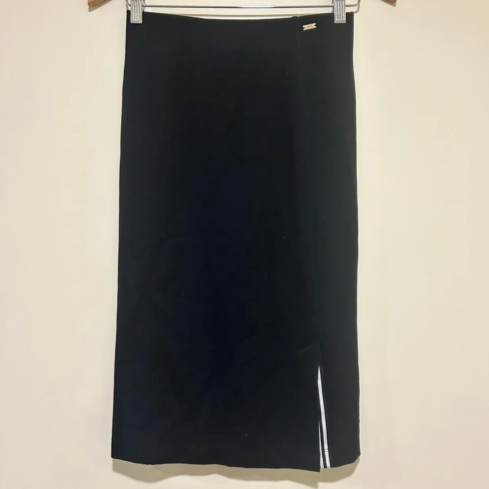 NWT Armani Exchange Black Midi Pencil Skirt - Size XS